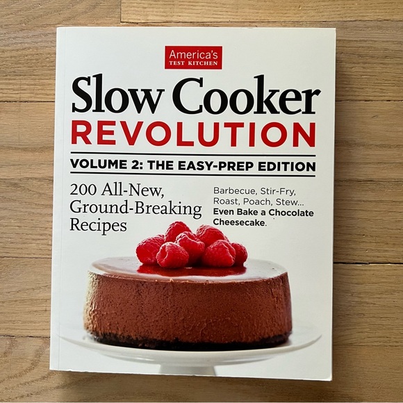 Vintage Other - Slow Cooker Revolution Book - GUC, variety of recipes!